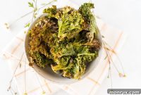 Perfectly Roasted Coconut Kale Crisps