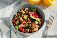 Hearty Wild Rice and Lentil Bowl