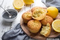 Zesty Vegan Lemon Poppy Seed Muffins