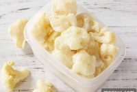 Effortlessly Freeze Cauliflower Florets