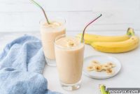 Creamy Plant-Based Banana Peach Smoothie