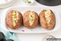 Air Fried Double Stuffed Potatoes
