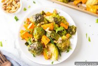 Caramelized Brussels and Sweet Potato Medley