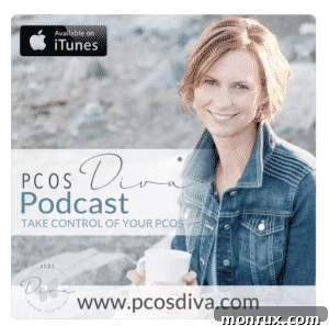 Cover art for the PCOS Diva podcast, featuring empowering imagery.