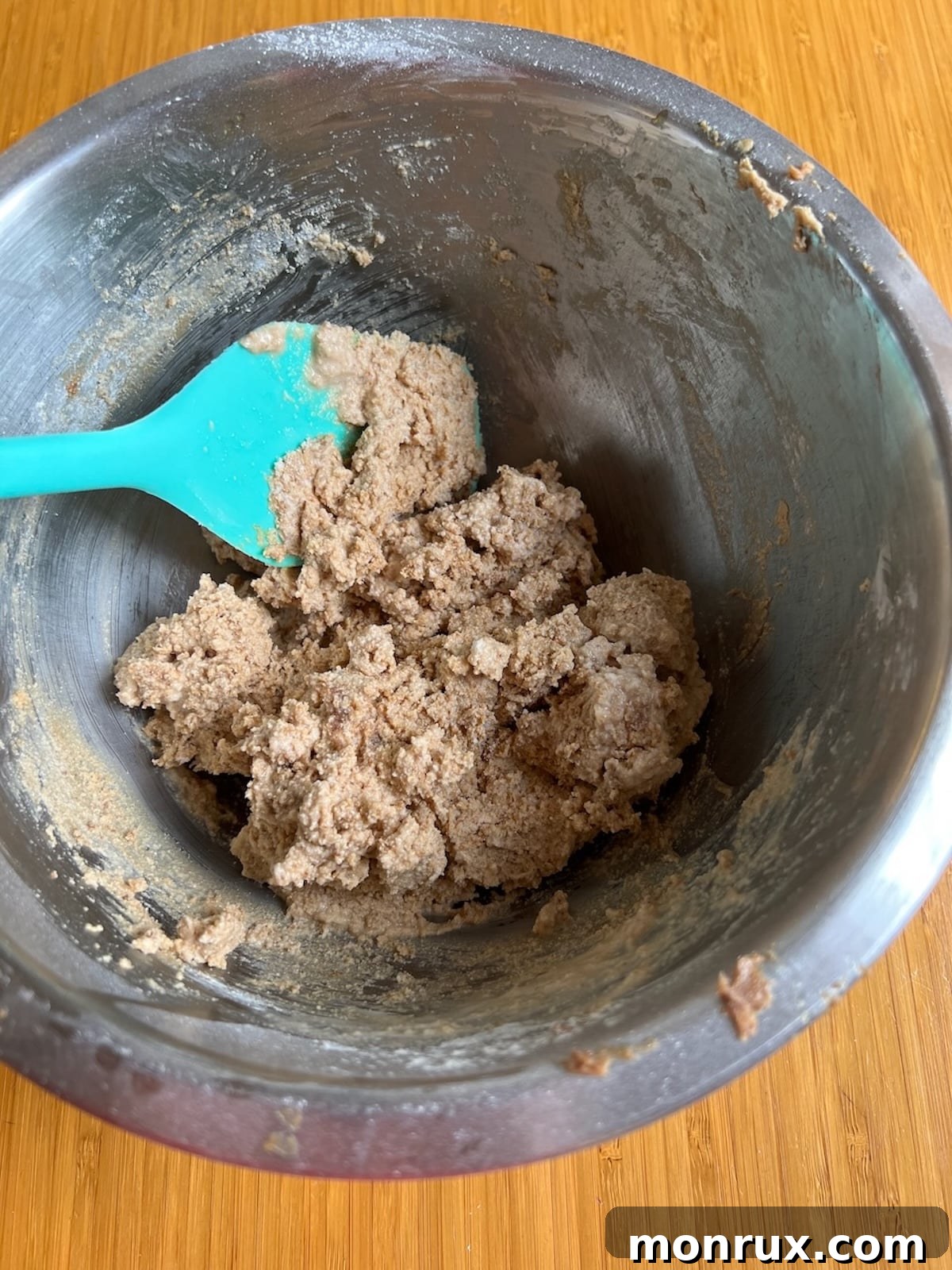 Cookie batter made with cassava flour.