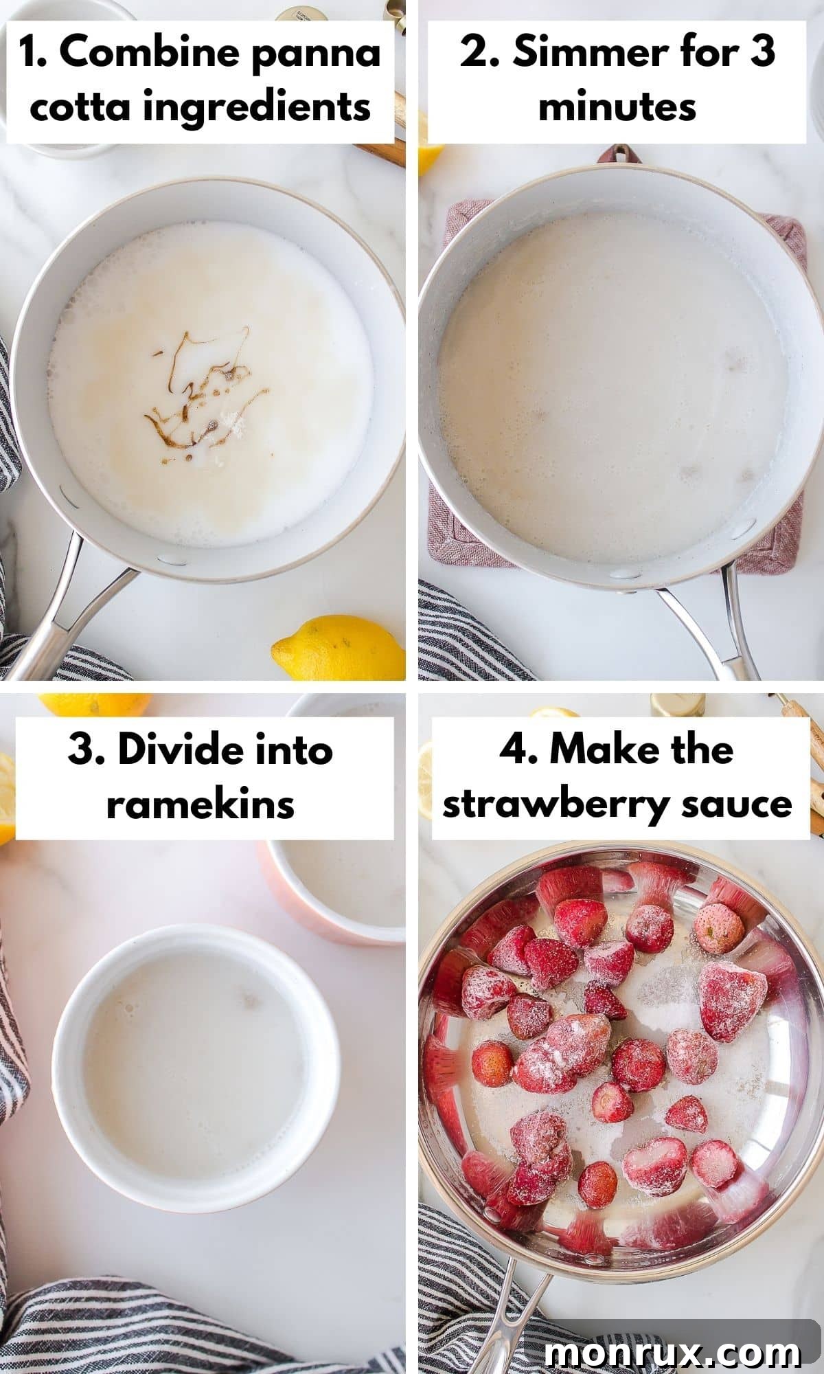 how to make coconut milk panna cotta
