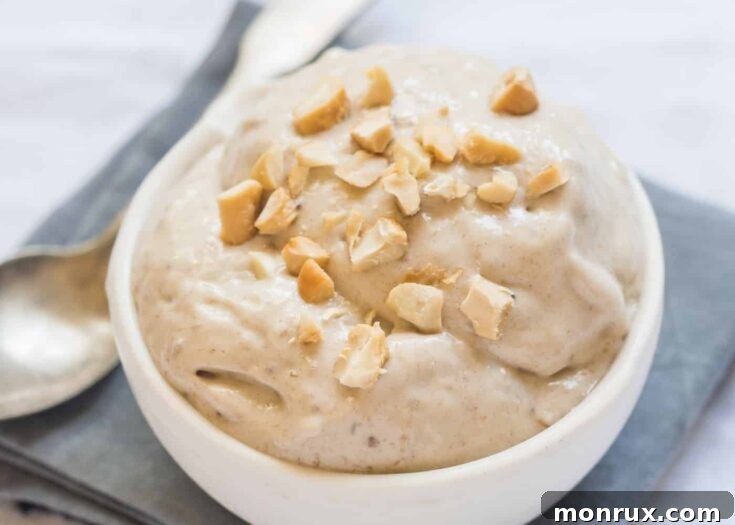 Peanut Butter Banana Ice Cream