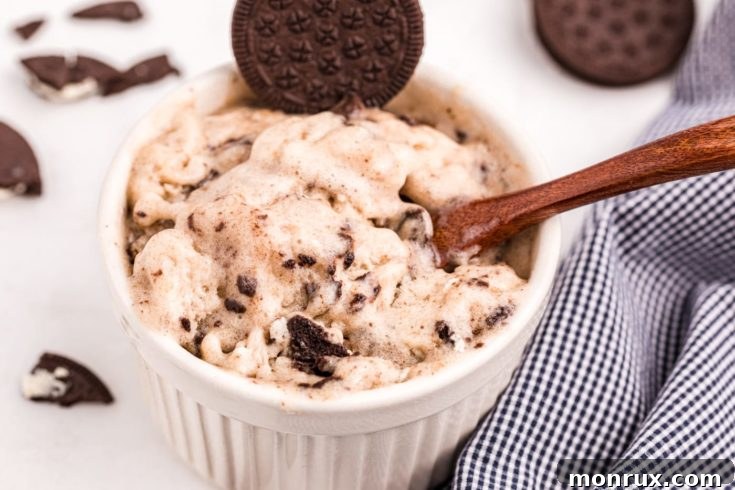 Cookies and Cream Nice Cream bowl