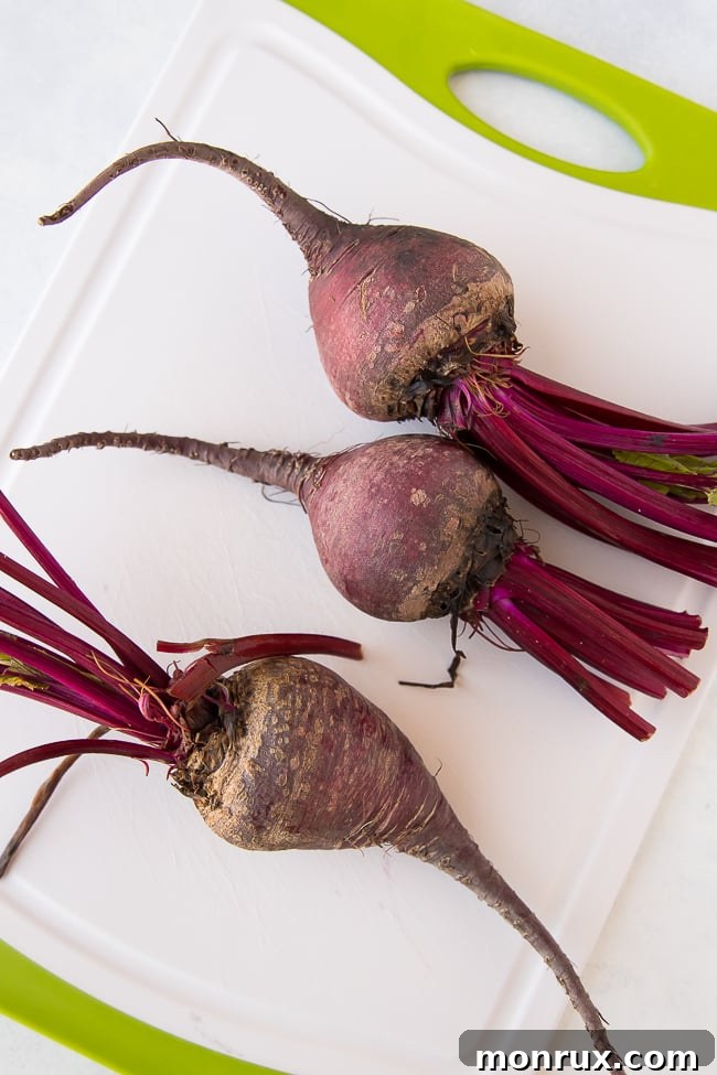instant pot beets with root.
