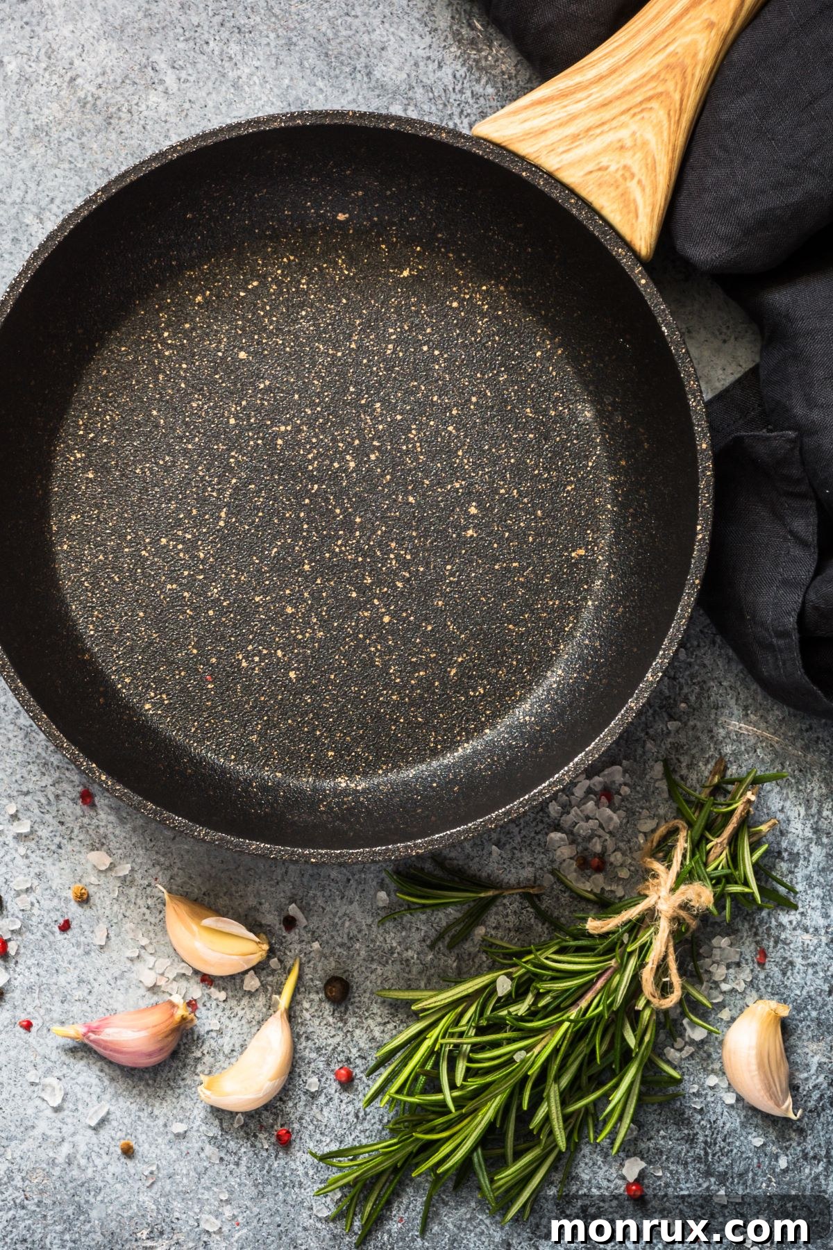 modern granite coated nonstick cookware in a contemporary kitchen setting.