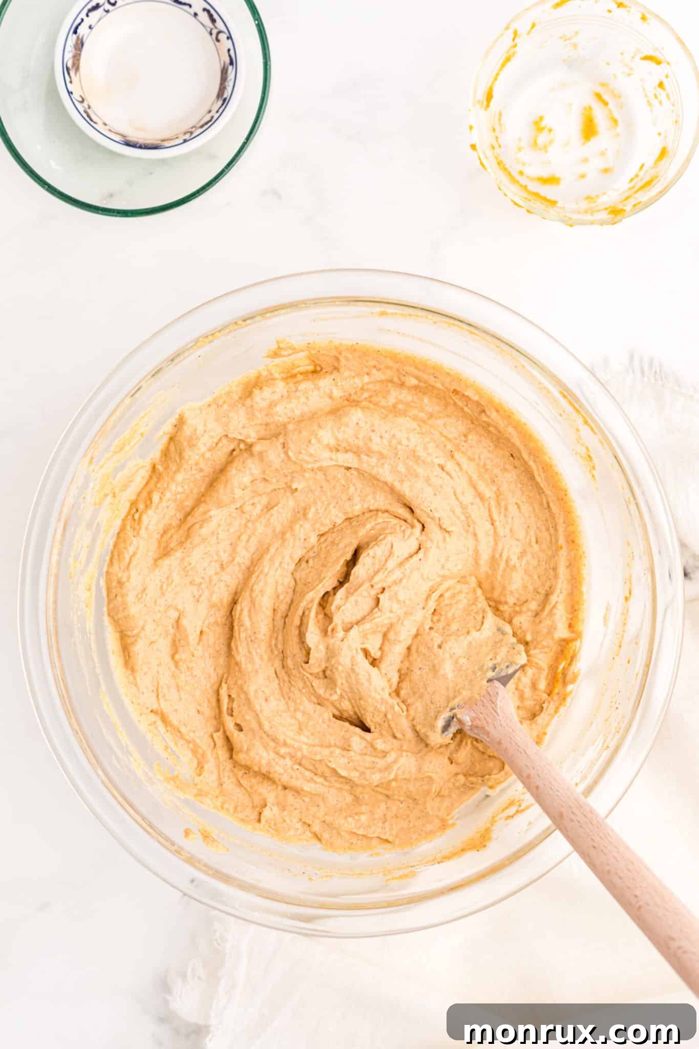 a bowl of pumpkin fluff.
