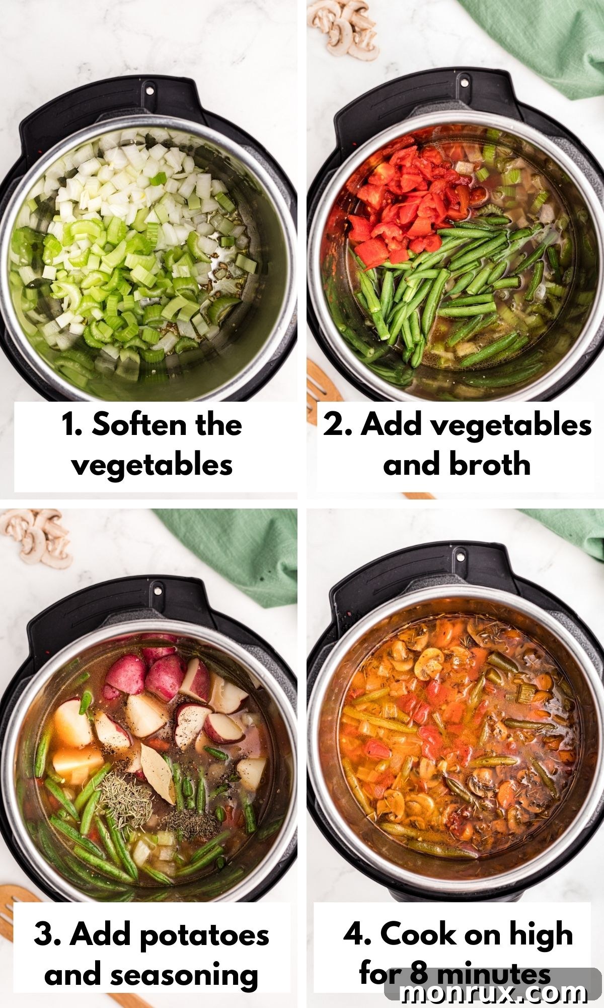 How to make instant pot vegetable stew