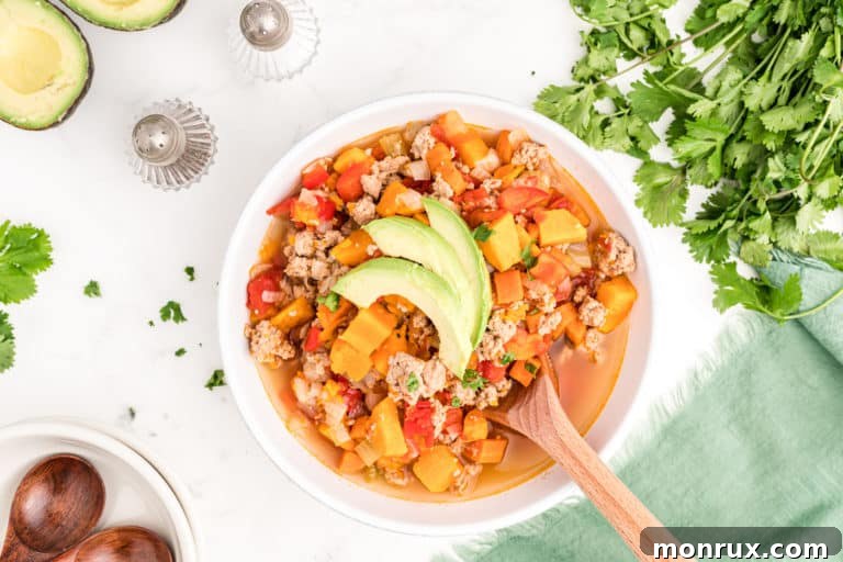 turkey chili no beans instant pot bowl