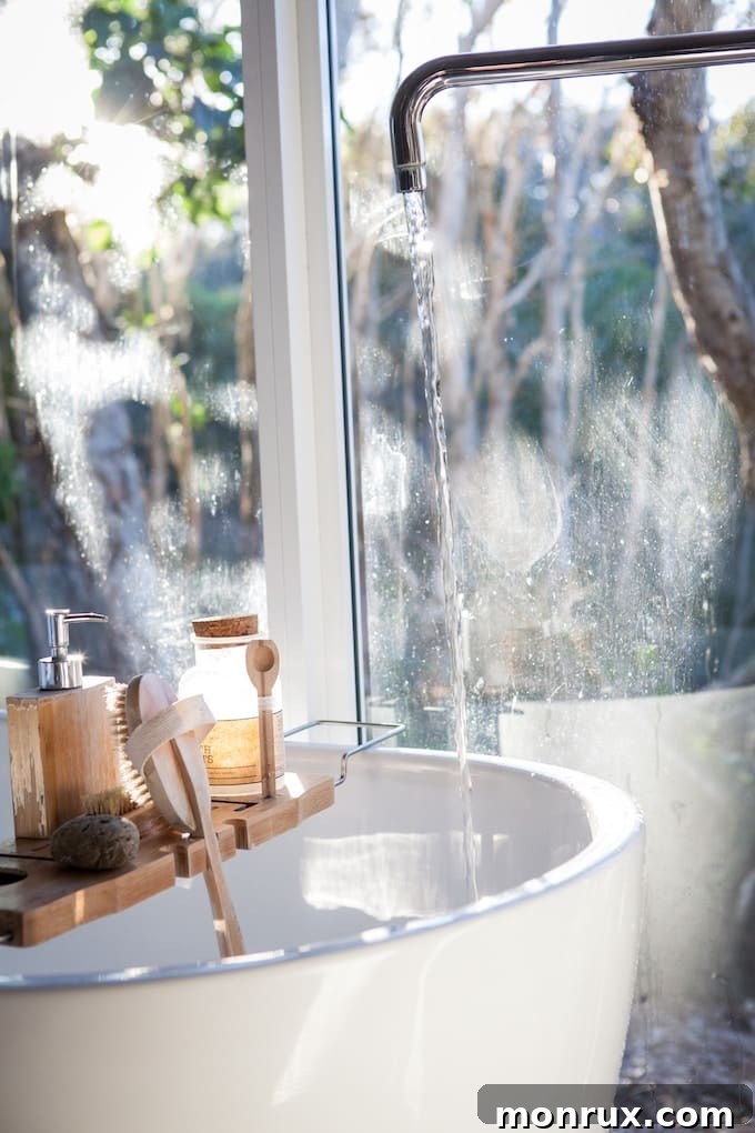 relaxing bath with candles and flowers.