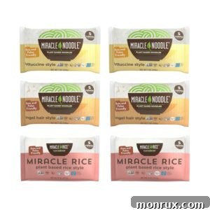 miracle noodle shirataki pasta selection.