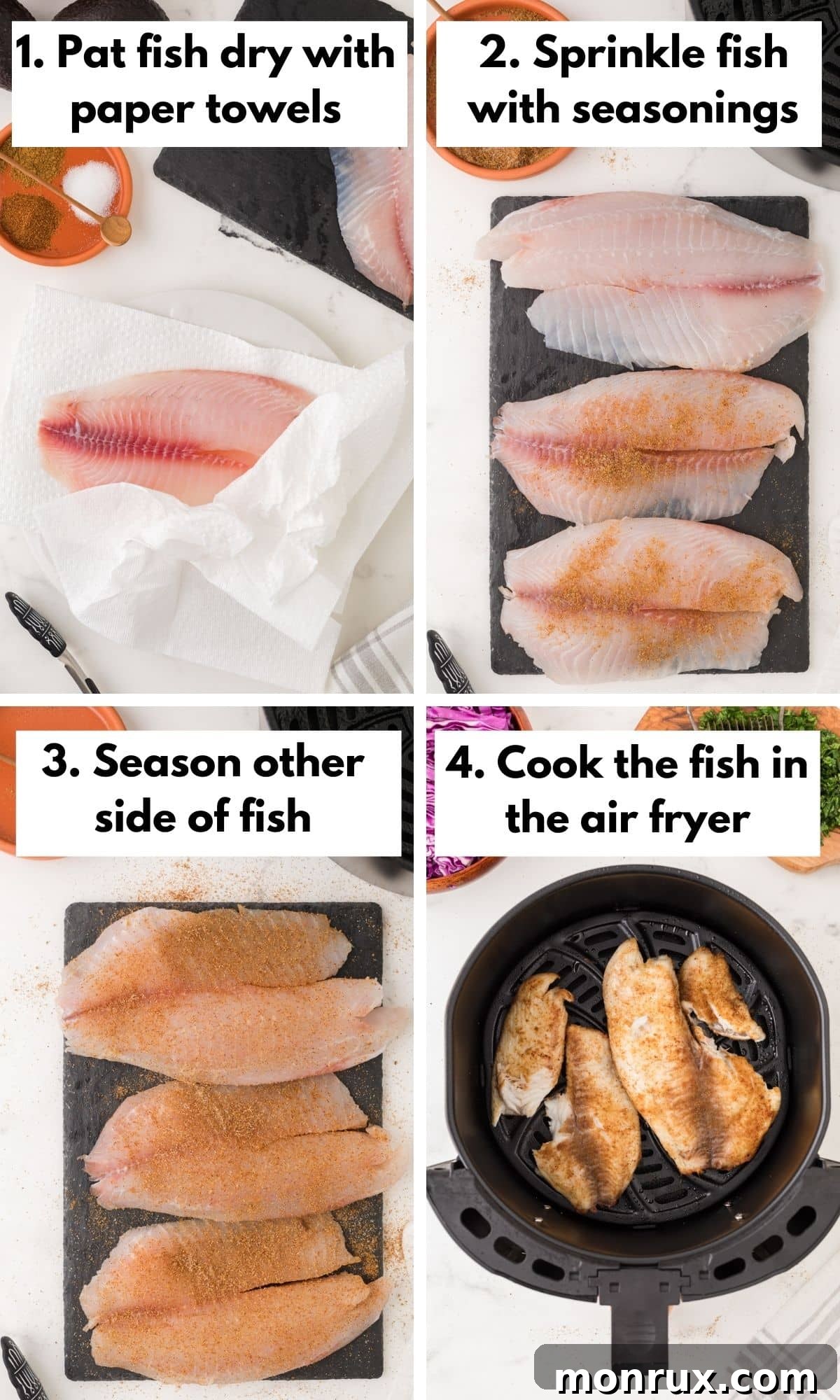 How to make air fryer tilapia.