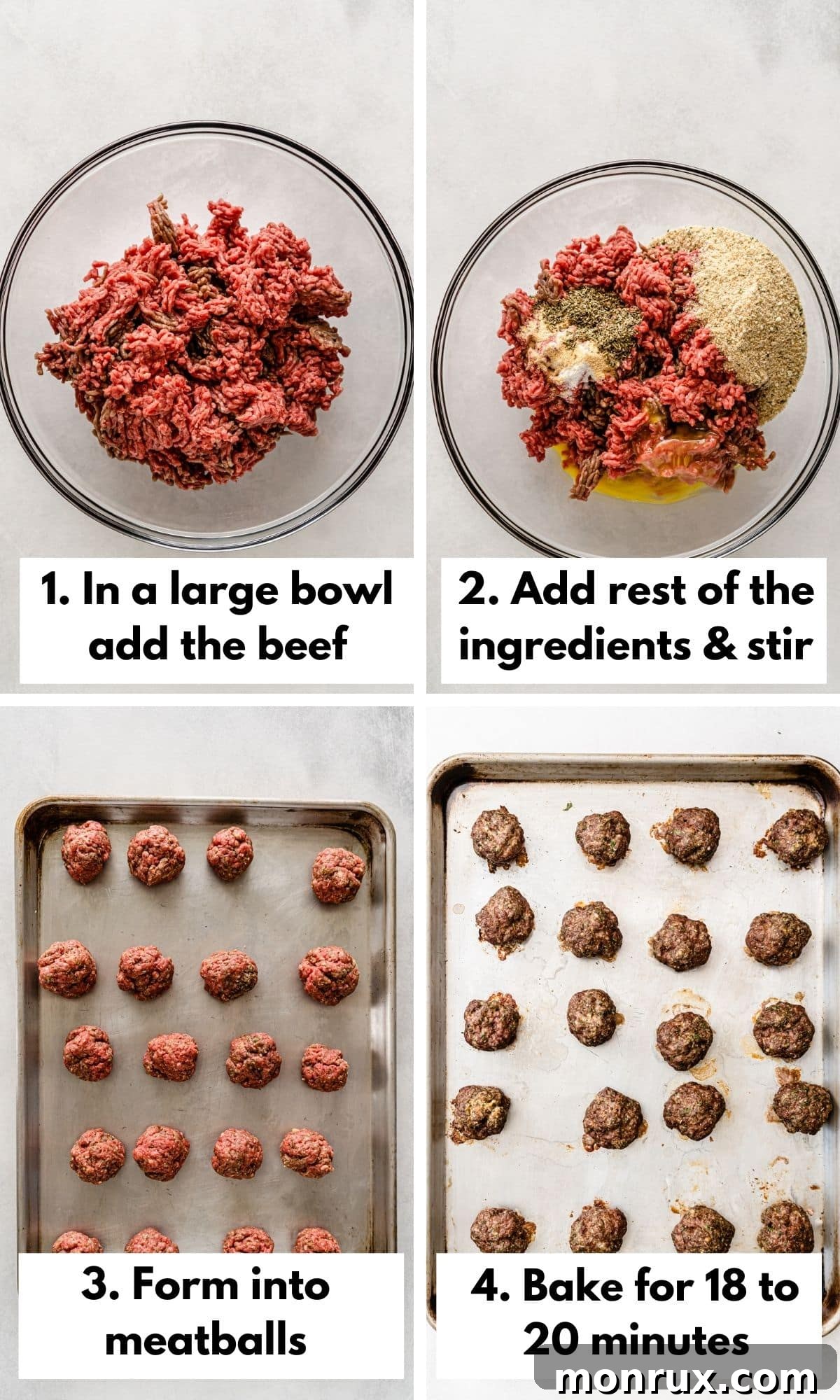 How to make baked gluten-free meatballs