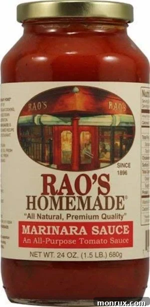 rao's homemade marinara sauce.