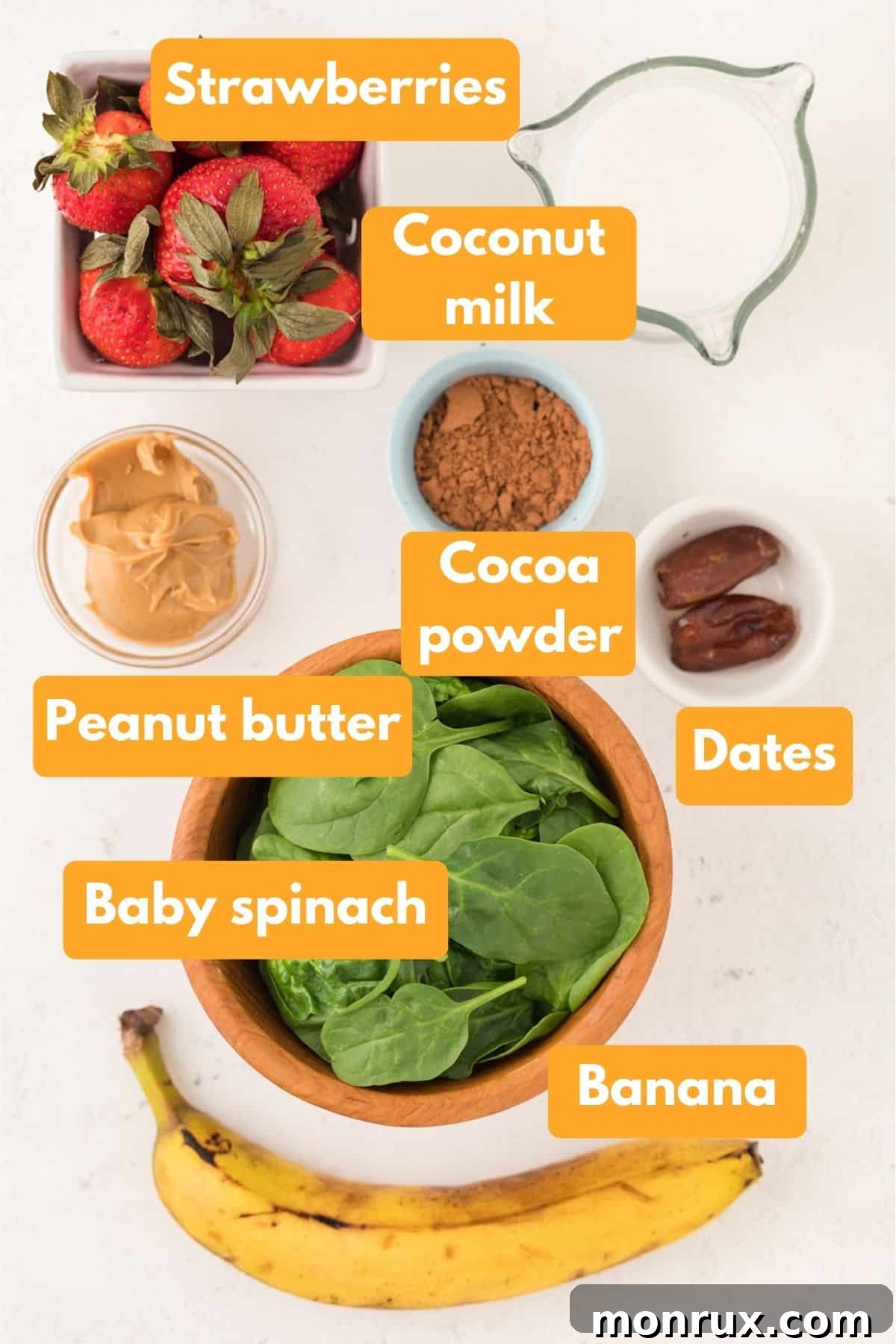 ingredients for weight gain shake.