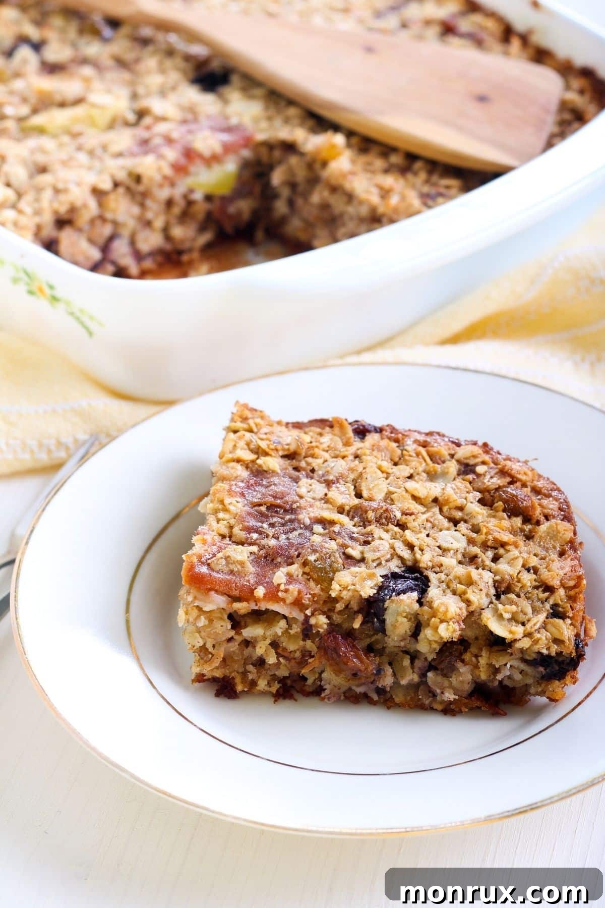 baked oatmeal squares.
