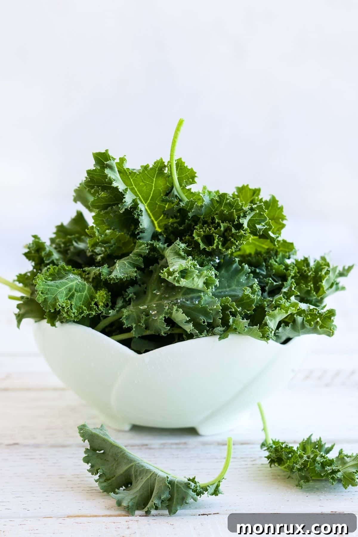 baby kale leaves, fresh and vibrant.
