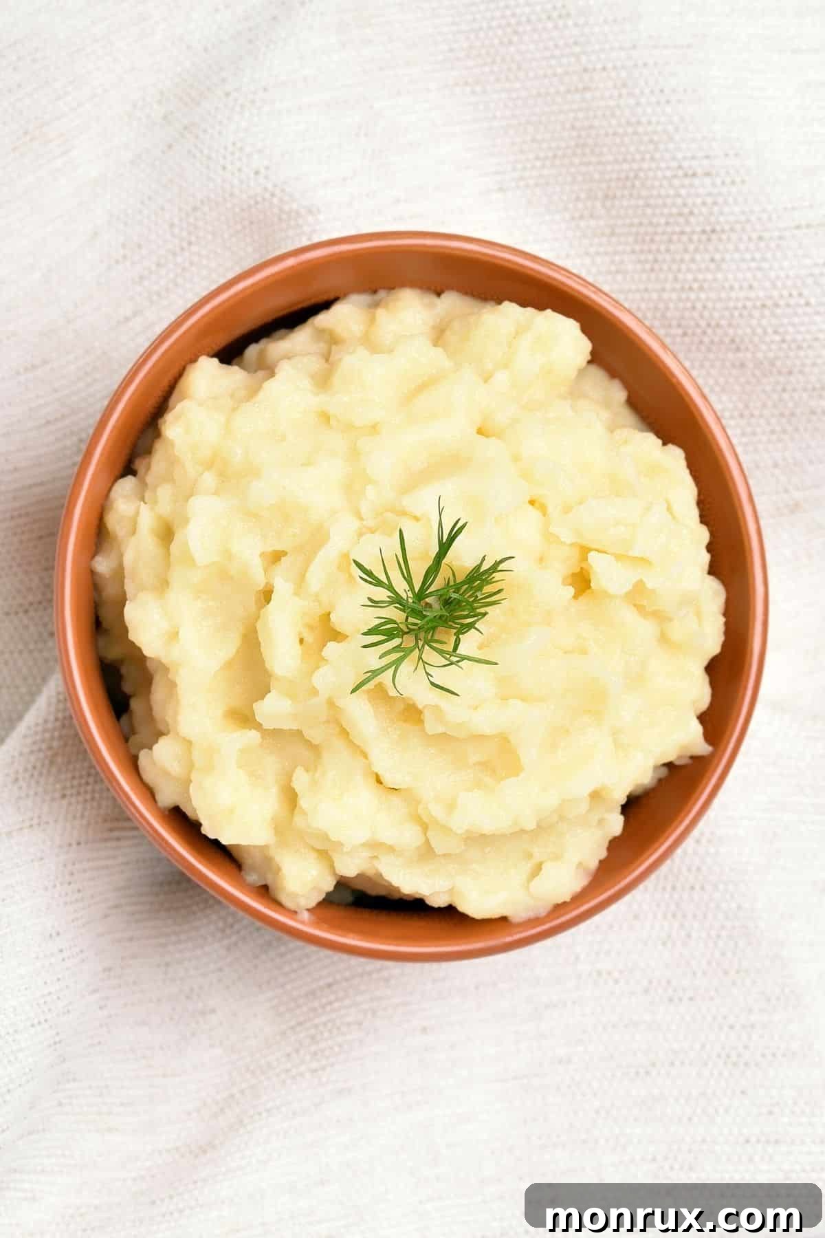 mashed potatoes, a comfort food favorite.