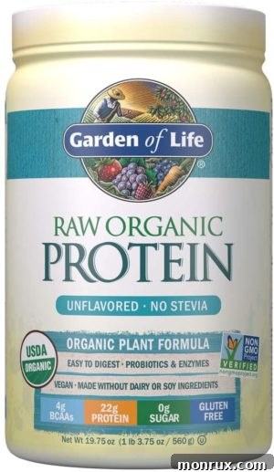 Garden of Life Raw Organic Protein Unflavored Powder, a plant-based option for pregnant women.