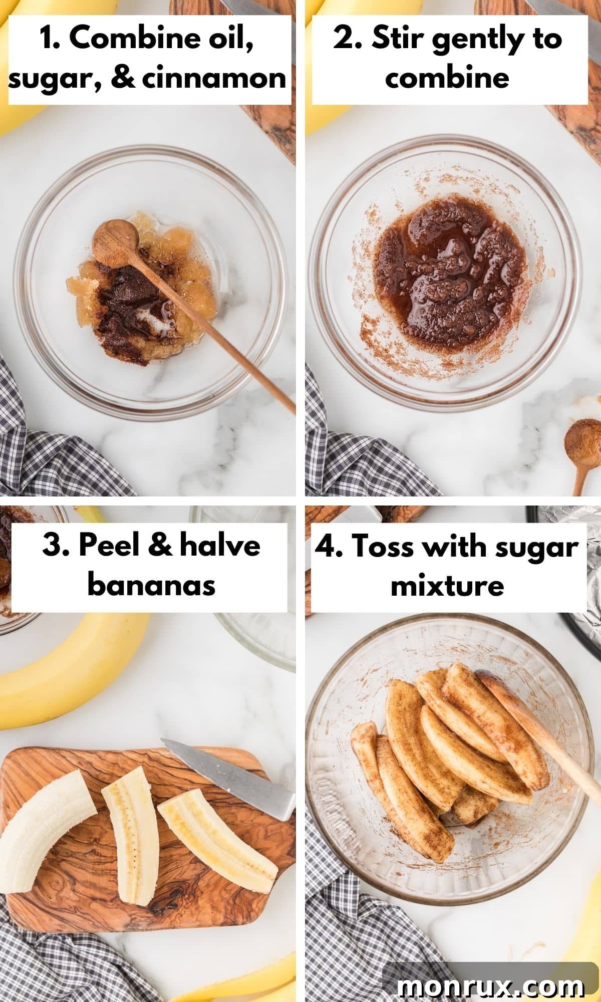 how to make bananas in the air fryer.