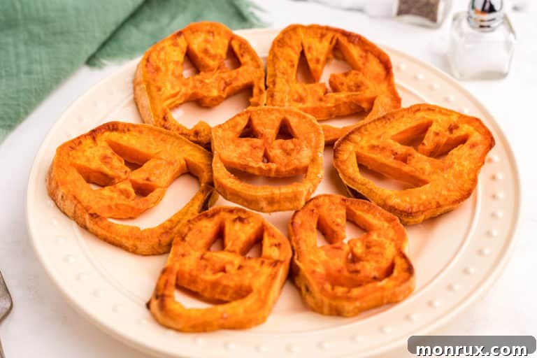 sweet potato jack o lanterns