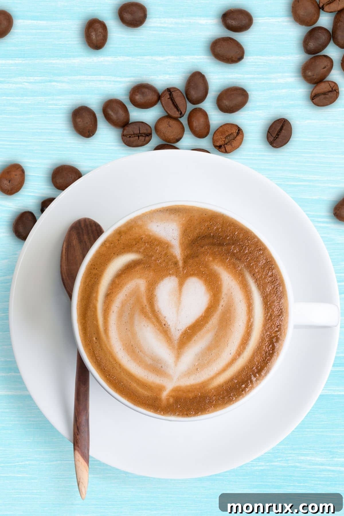 A beautifully prepared latte with creamy foam, signifying delicious dairy-free coffee options.