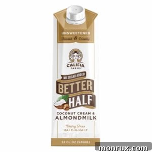 Califia Farms Unsweetened Better Half Coffee Creamer bottle.