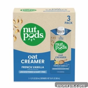 Nutpods Oat French Vanilla Unsweetened creamer carton.