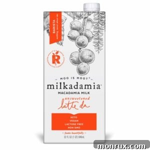 Milkadamia Macadamia Milk Unsweetened Latte De Barista carton.