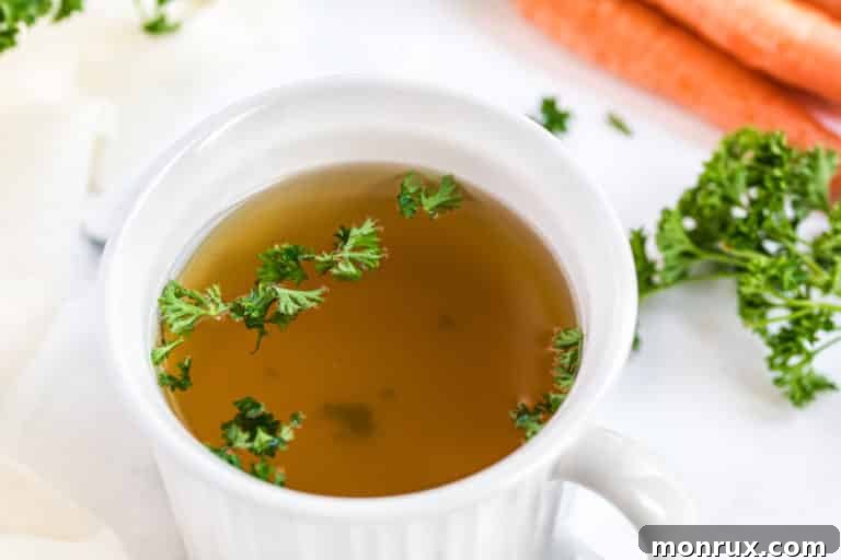 instant pot veggie broth hero
