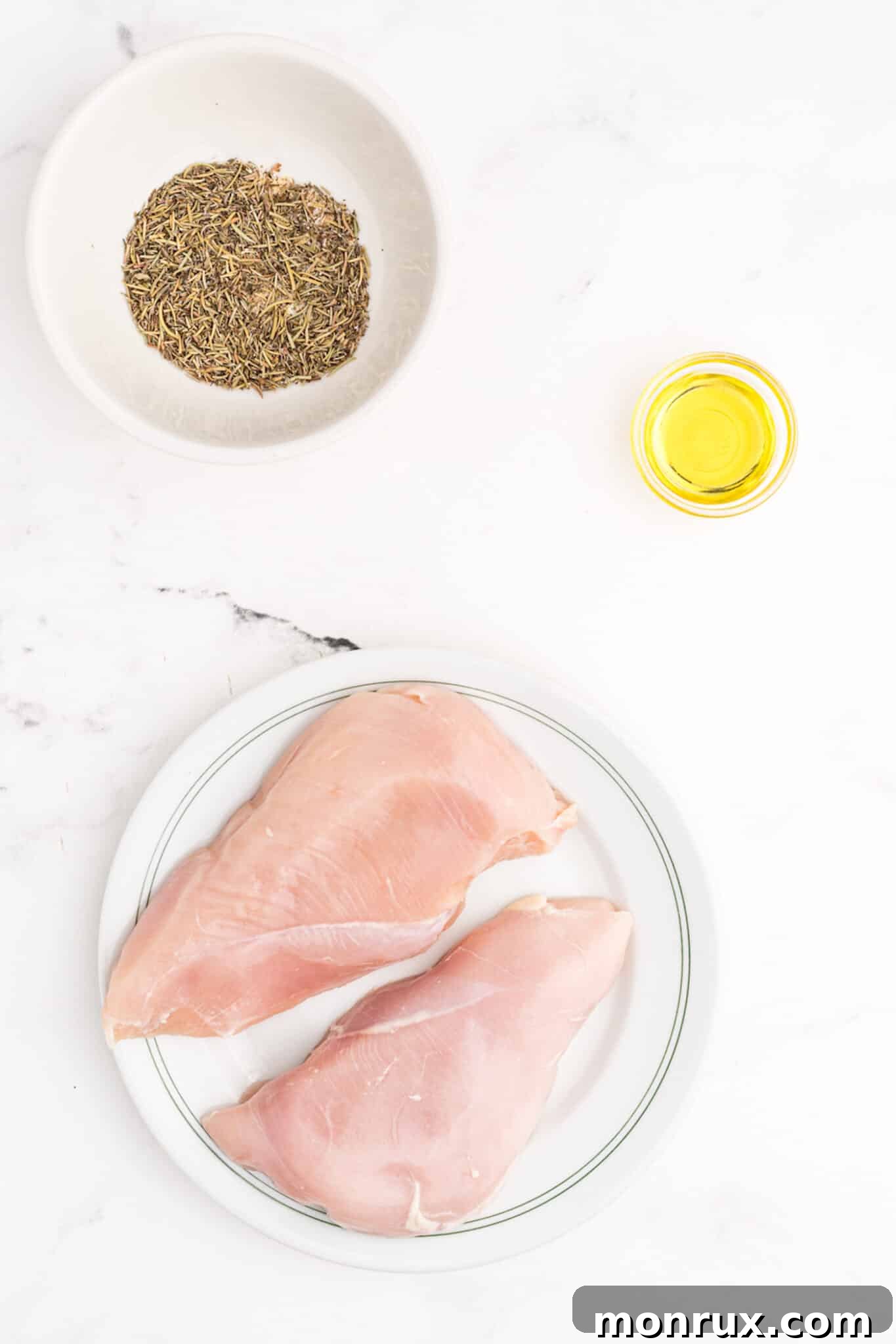 turkey tenderloins on plate.