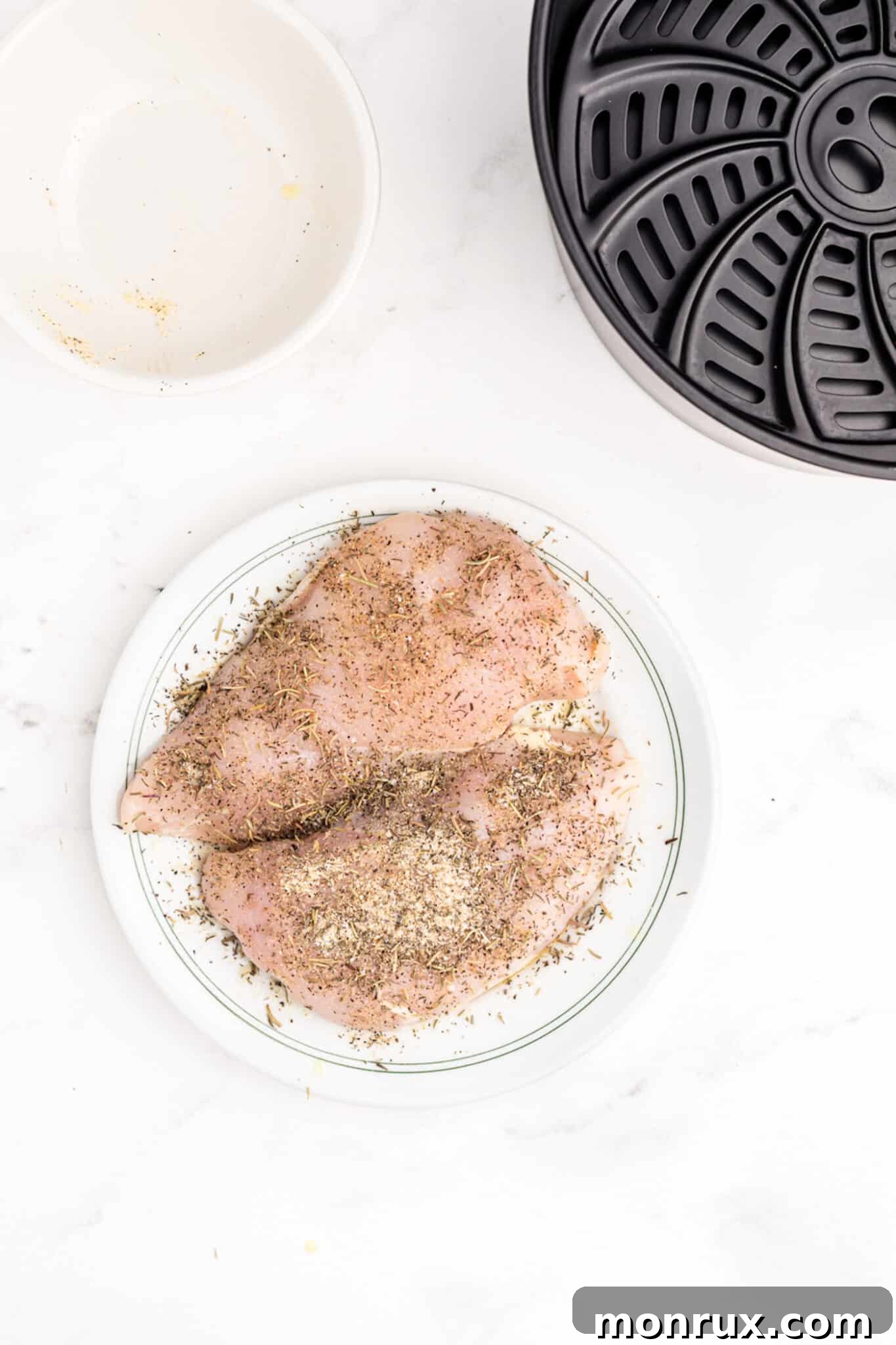 seasoned turkey tenderloins.
