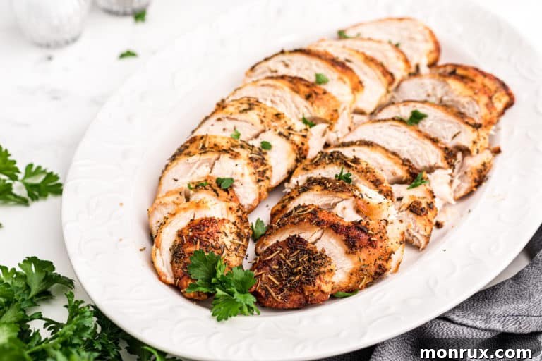 air fryer sliced turkey tenderloins