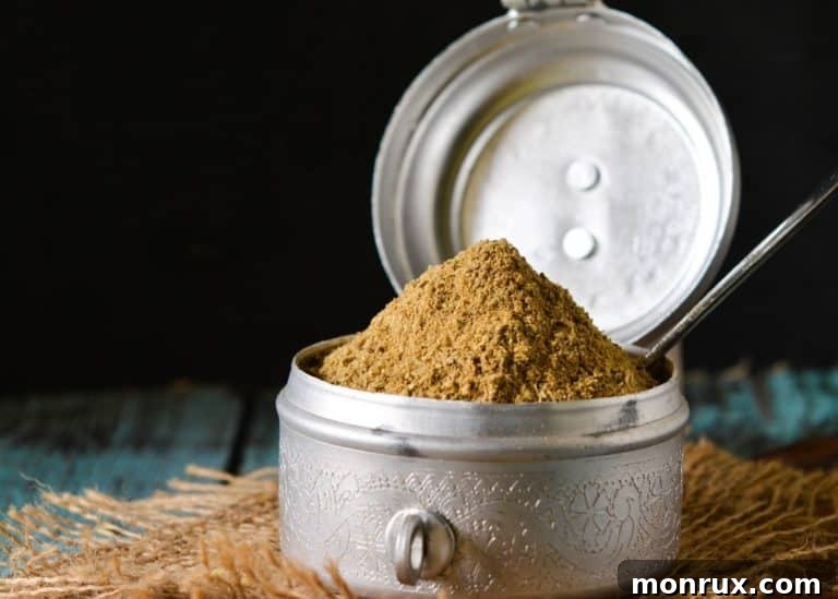 a tin of garam masala