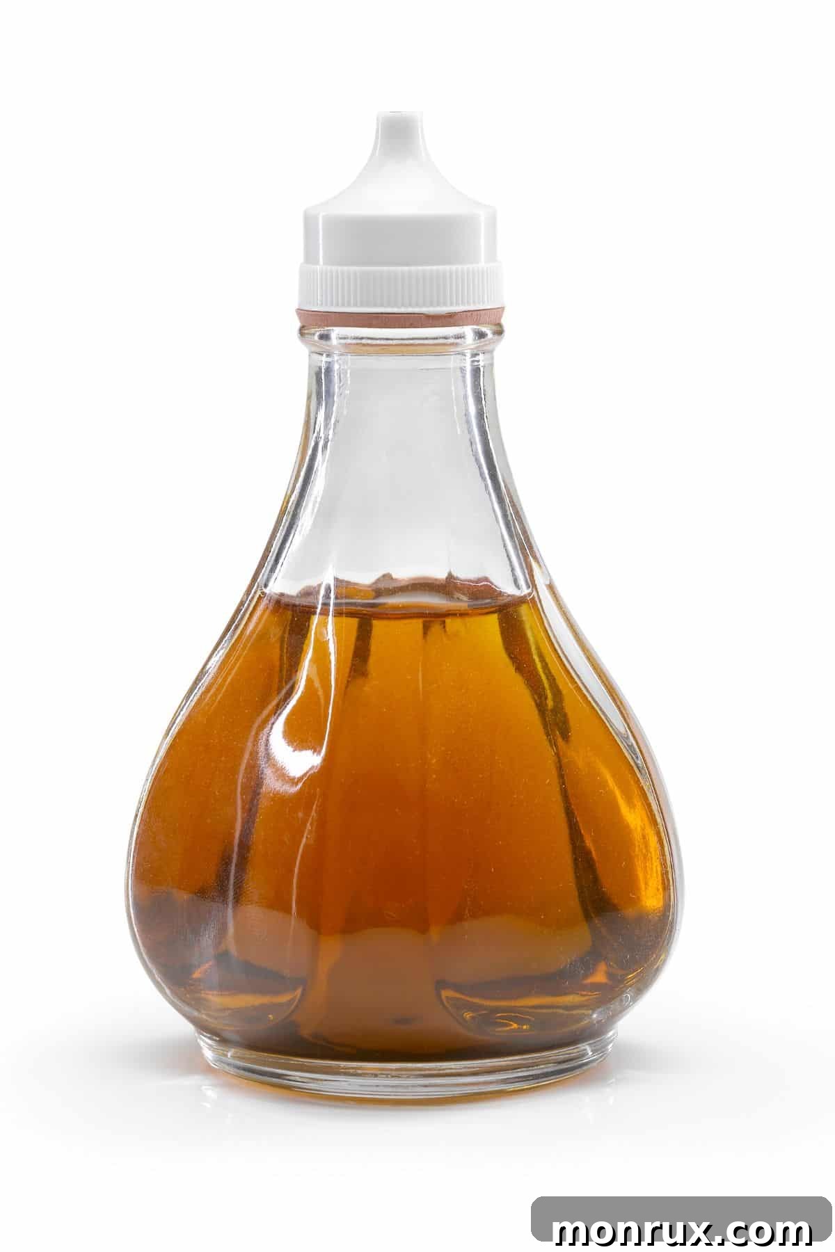 Bottle of Sherry Vinegar with white cap.