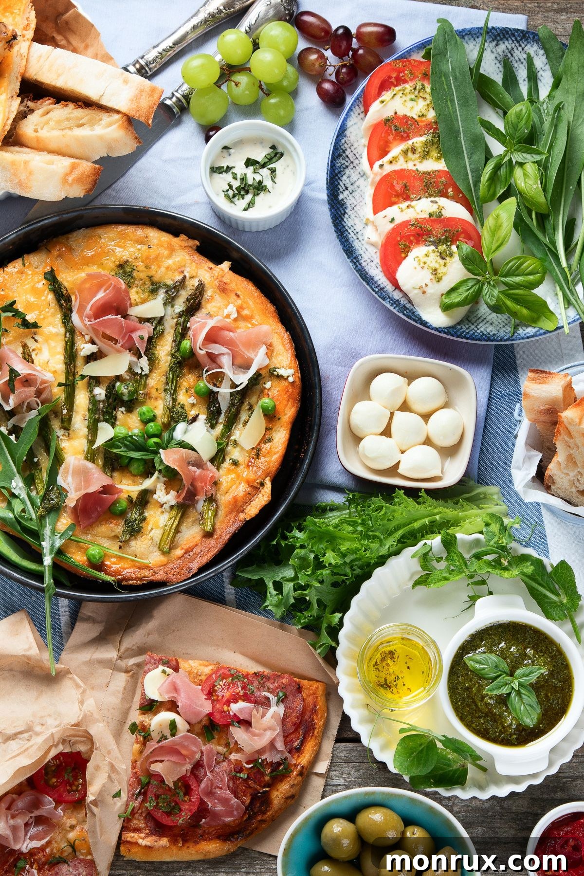 Many foods seasoned with Italian Seasoning, showcasing versatility.