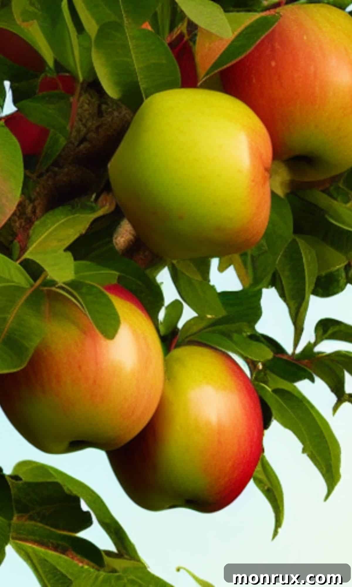 Clusters of small, reddish-purple emu apples hanging on branches of a tree in an outdoor setting.