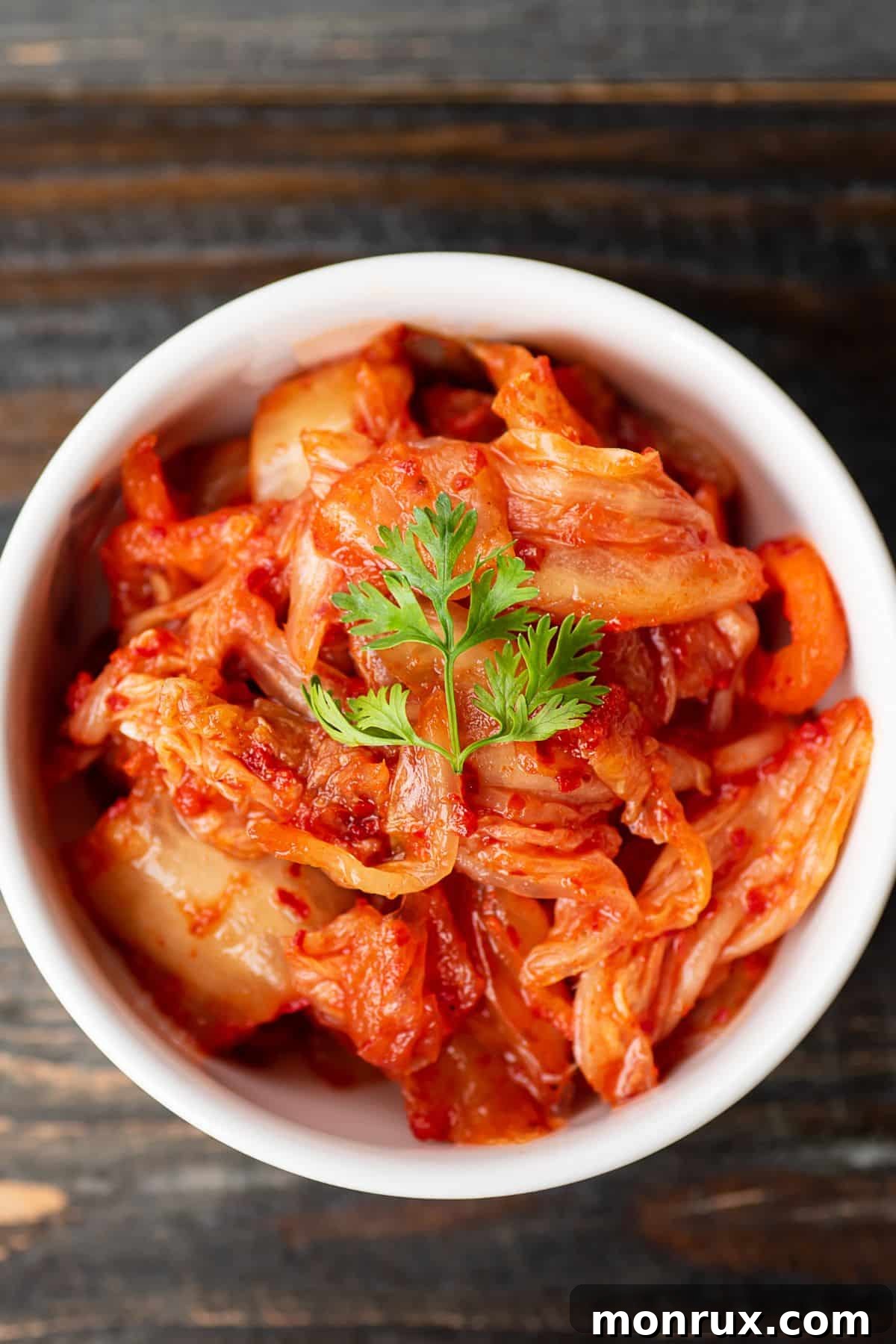 a bowl of kimchi.