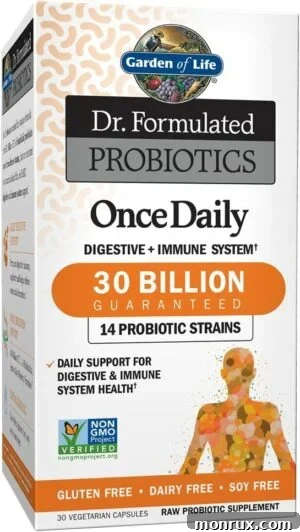 a box of Garden of Life Dr. Formulated Probiotics.
