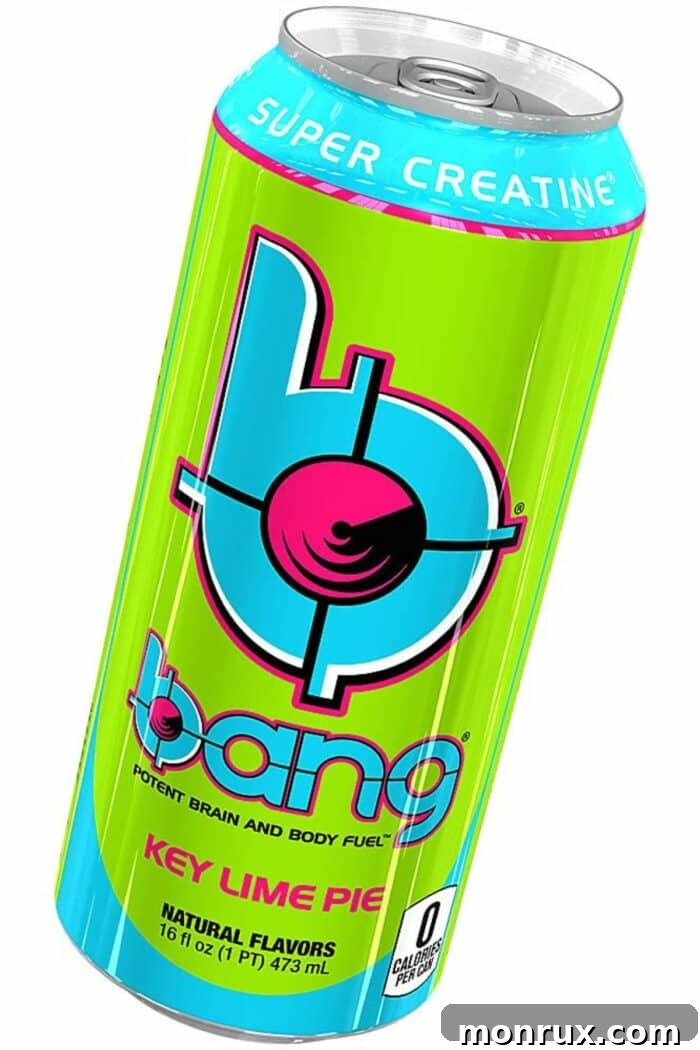 a can of Bang Energy Drink in Key Lime Pie.