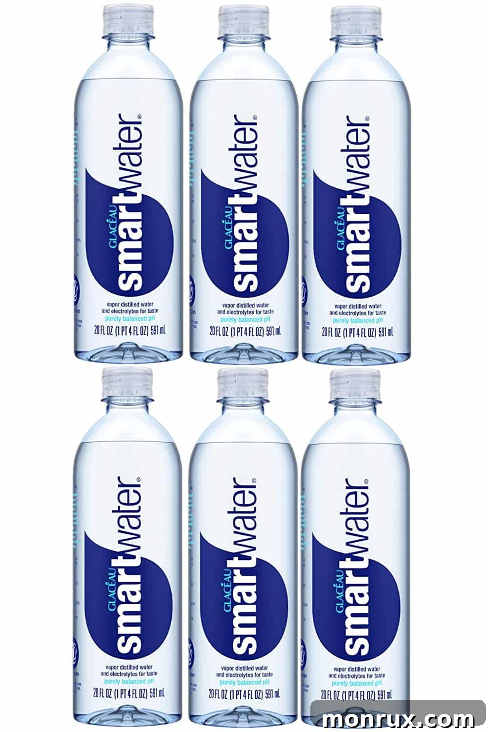 smart water bottles stacked on each other.