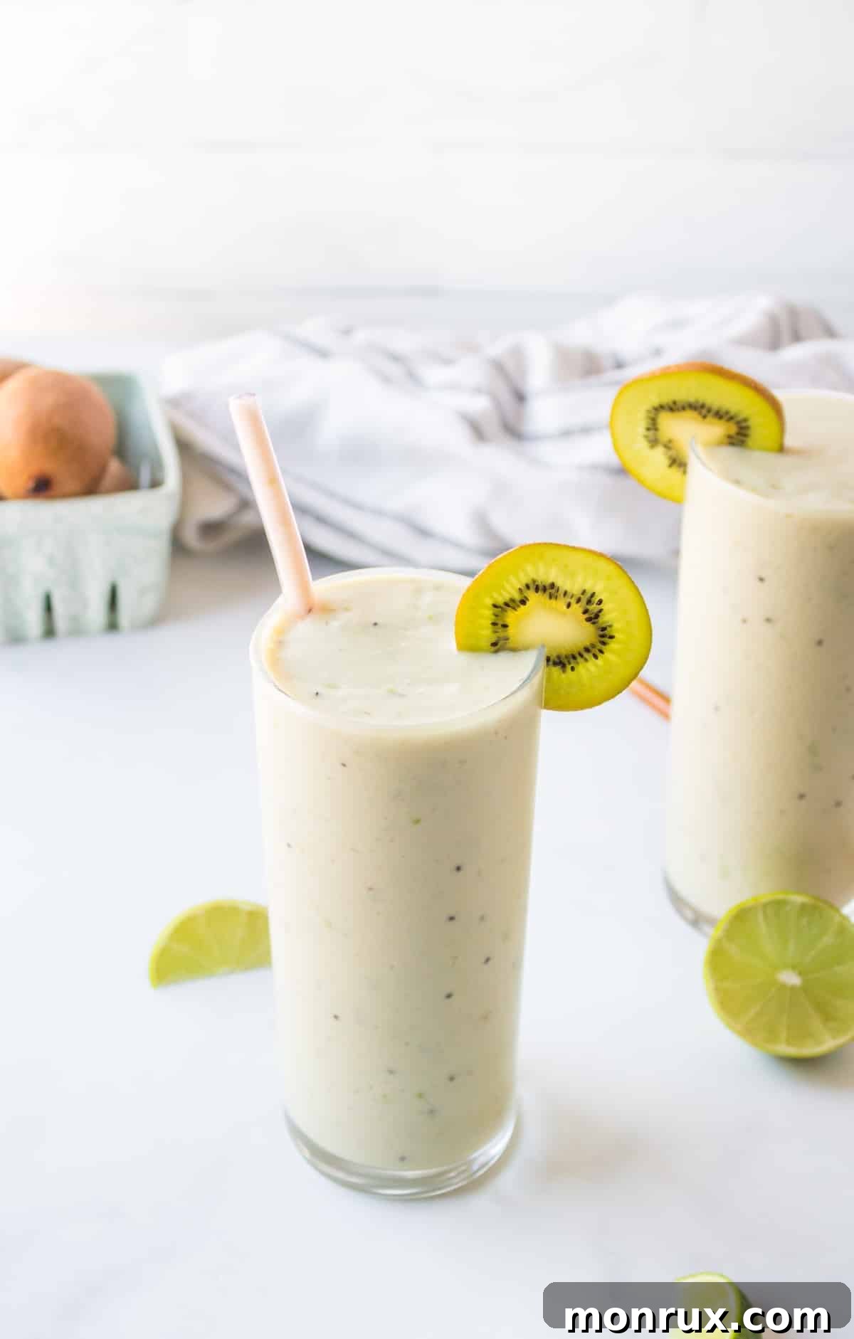 Gut Health Smoothie in glasses.