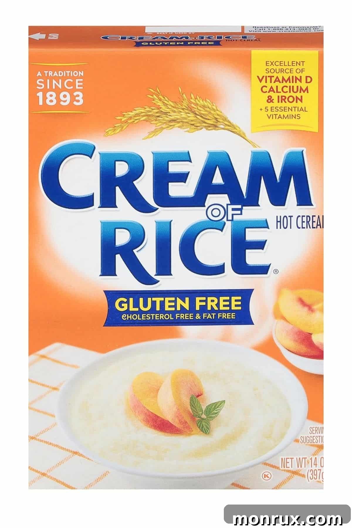 box of cream of rice hot cereal.