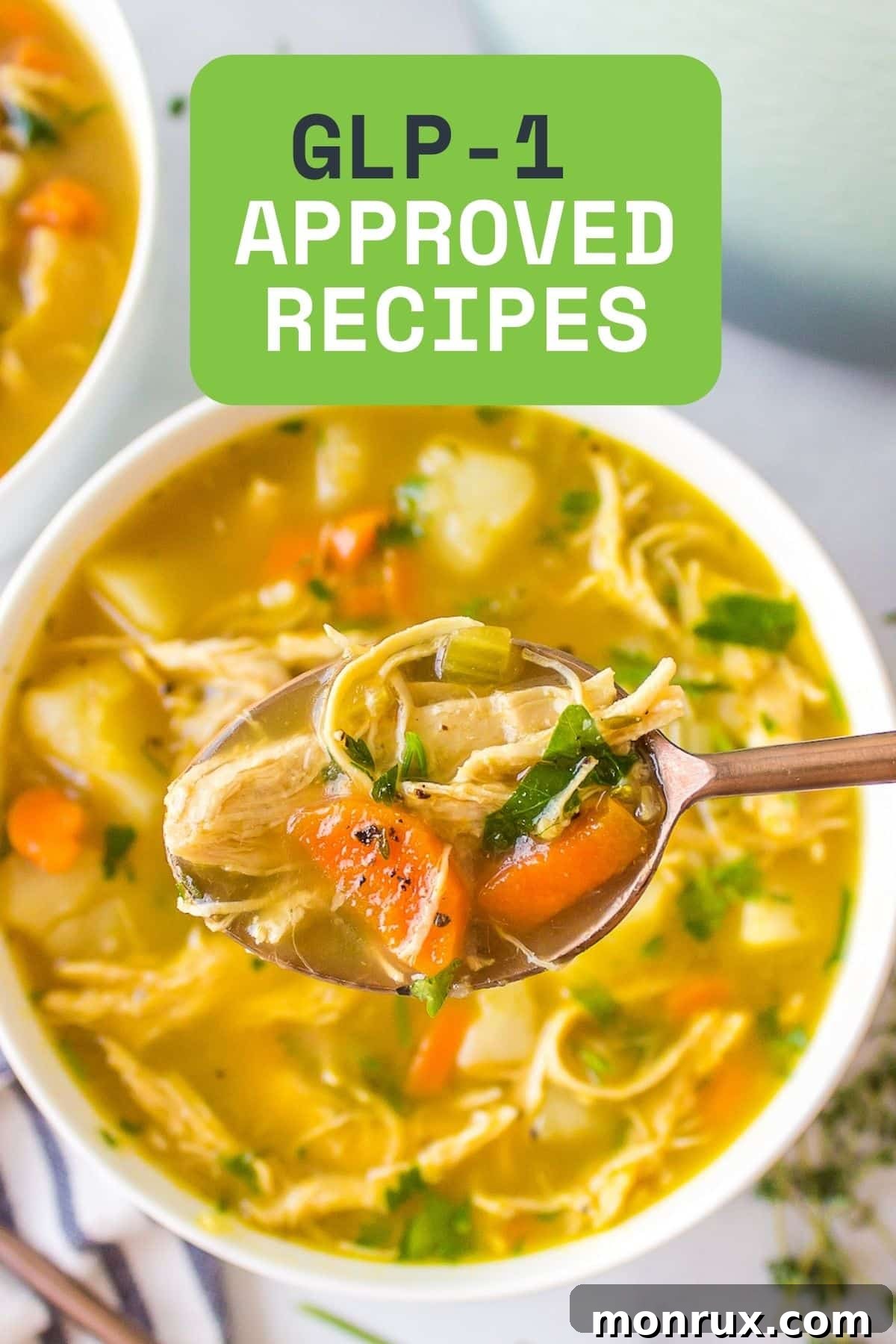 Collection of high-protein, high-fiber GLP-1 approved recipes.